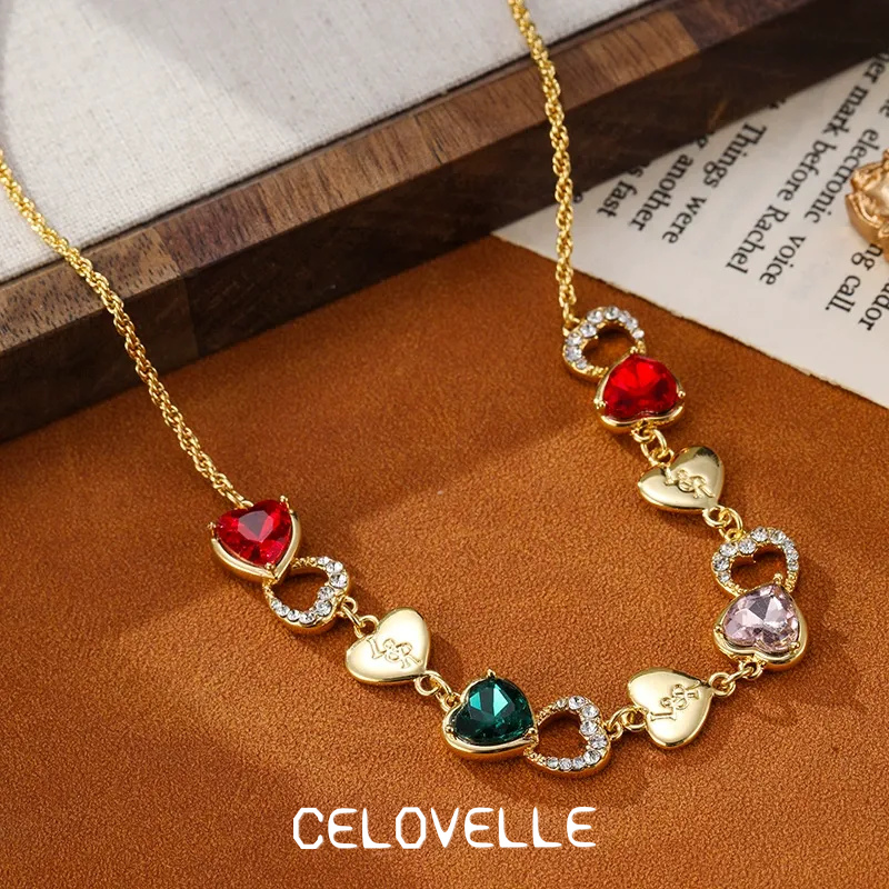 Estelle Bloom Heart Crystal Pendant Necklace product image 3
