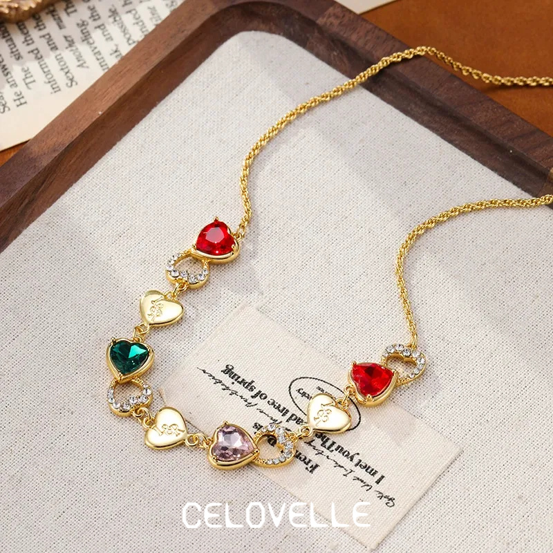 Estelle Bloom Heart Crystal Pendant Necklace product image 4