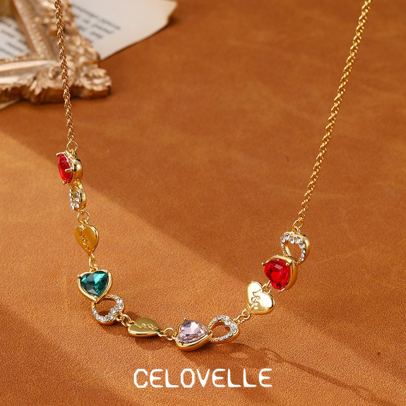 Estelle Bloom Heart Crystal Pendant Necklace product image 5