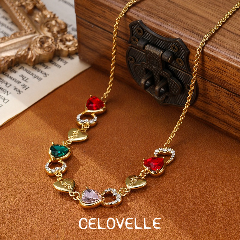Estelle Bloom Heart Crystal Pendant Necklace product image 6