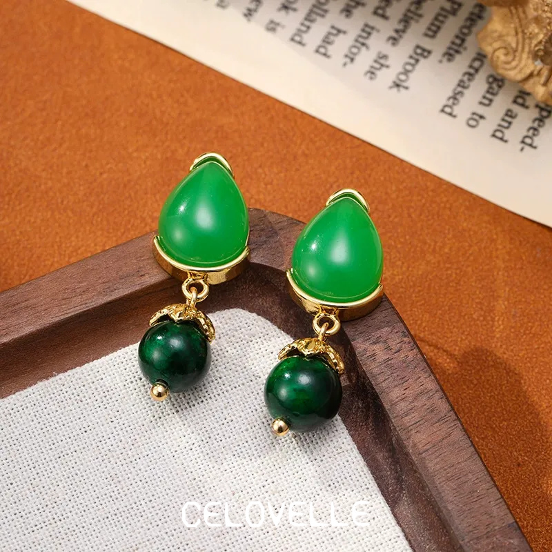 Noelle Muse Leaf Teardrop Drop Earrings product image 1