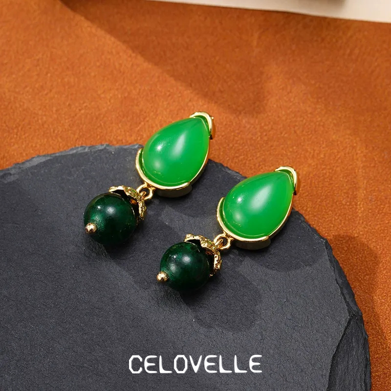 Noelle Muse Leaf Teardrop Drop Earrings product image 2