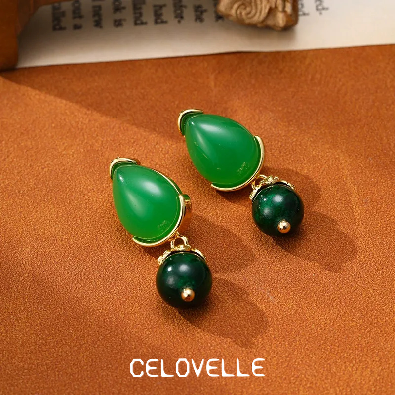 Noelle Muse Leaf Teardrop Drop Earrings product image 3