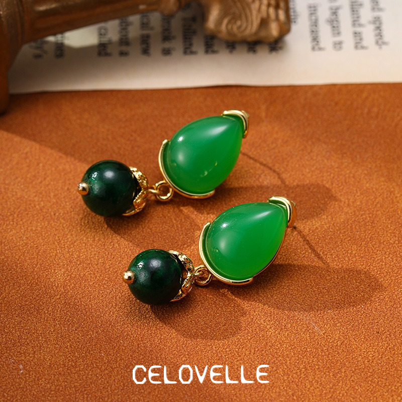 Noelle Muse Leaf Teardrop Drop Earrings product image 5
