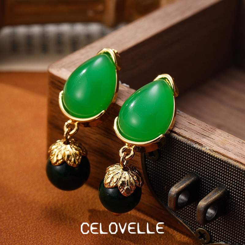 Noelle Muse Leaf Teardrop Drop Earrings product image 6