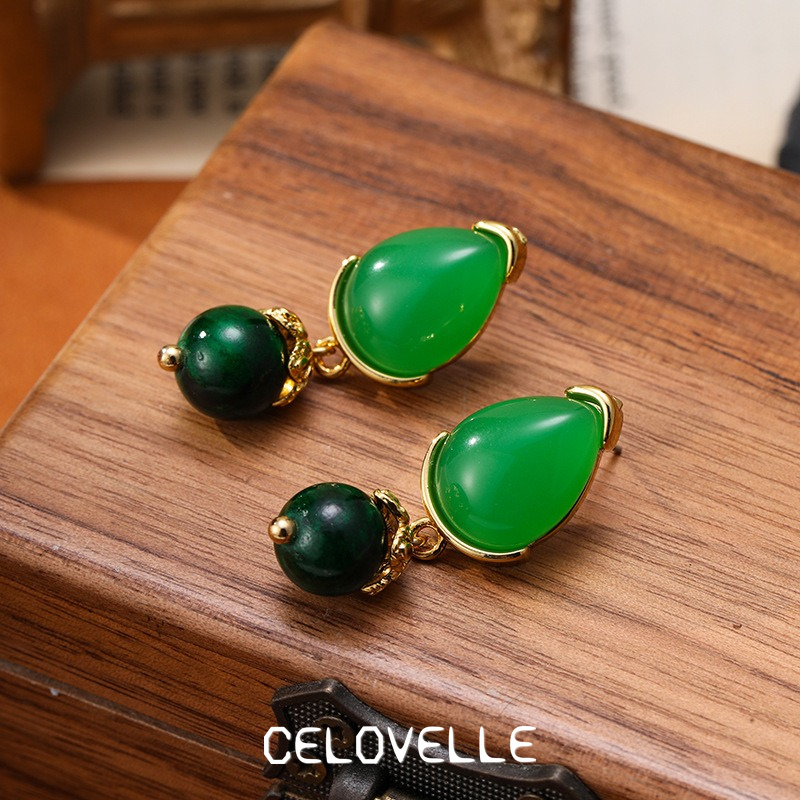 Noelle Muse Leaf Teardrop Drop Earrings product image 7