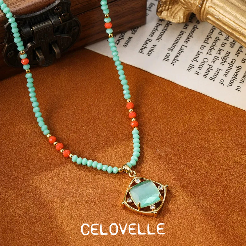 Seraphine Lustre Cat-Eye Pendant Necklace product image 1
