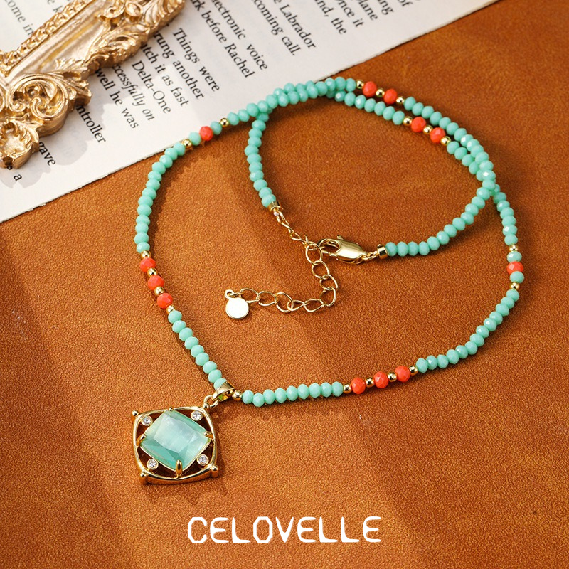 Seraphine Lustre Cat-Eye Pendant Necklace product image 6