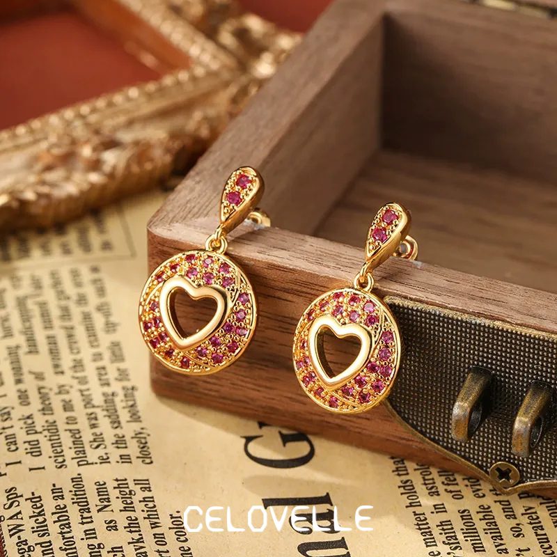 Cressida Reverie Heart Geometric Drop Earrings product image 1