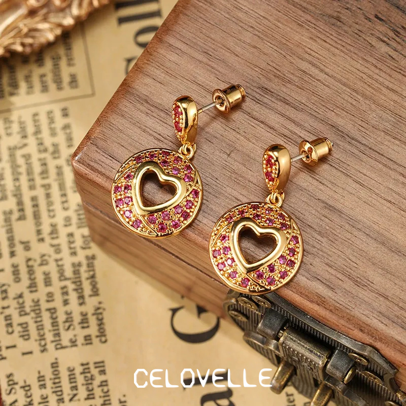 Cressida Reverie Heart Geometric Drop Earrings product image 2