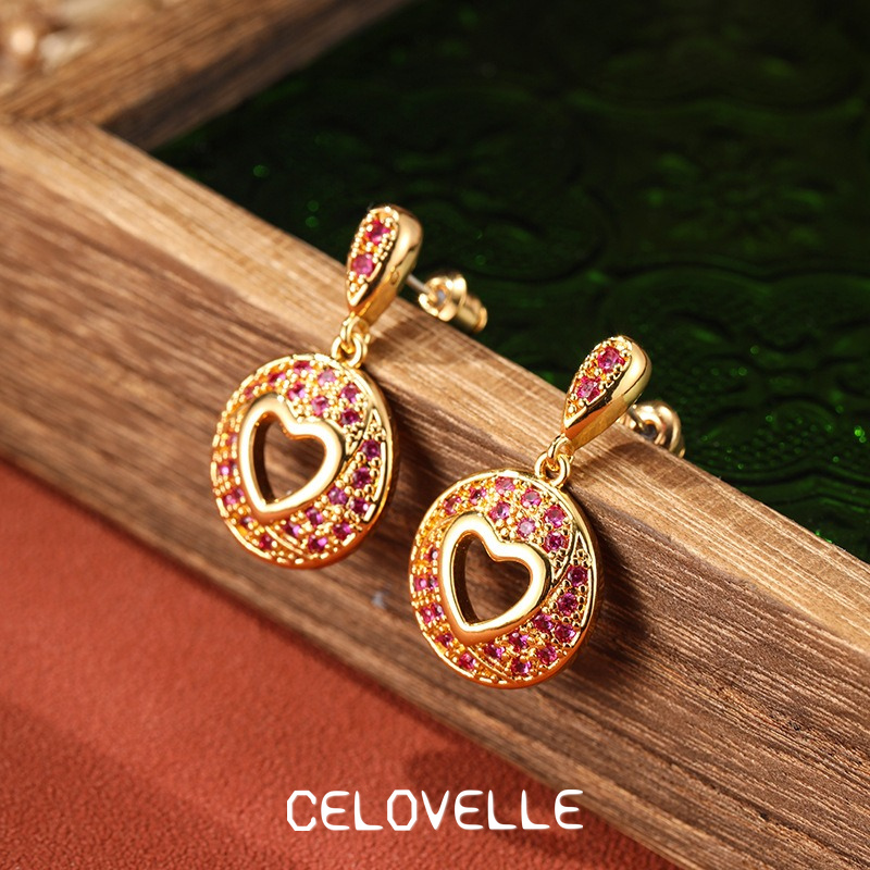 Cressida Reverie Heart Geometric Drop Earrings product image 5
