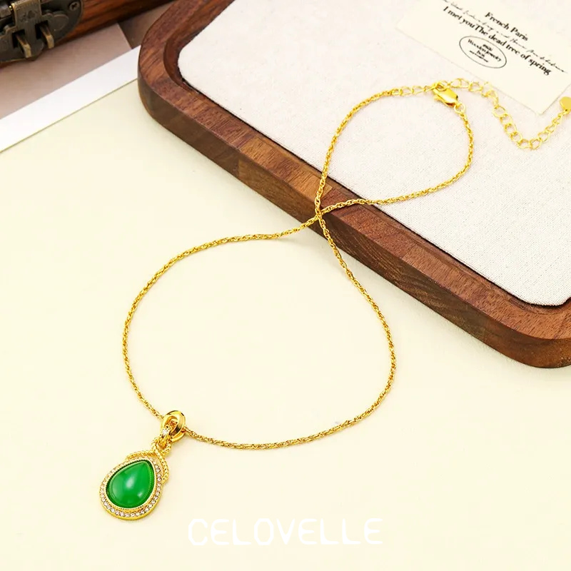 Solene Lustre Pearl Teardrop Pendant Necklace product image 4