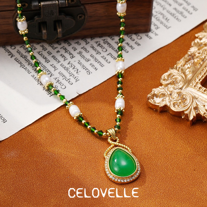 Solene Lustre Pearl Teardrop Pendant Necklace product image 7