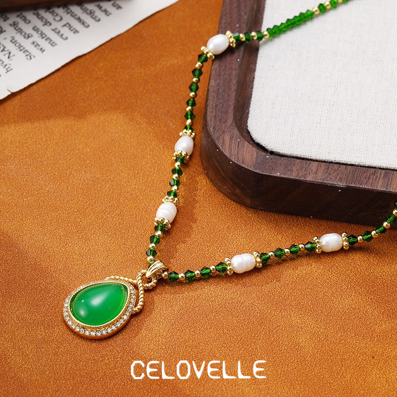 Solene Lustre Pearl Teardrop Pendant Necklace product image 8