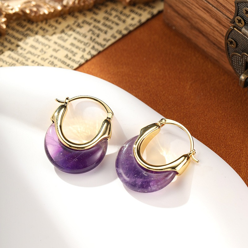 Isolde Gleam Sculptural Hoop Earrings product image 5
