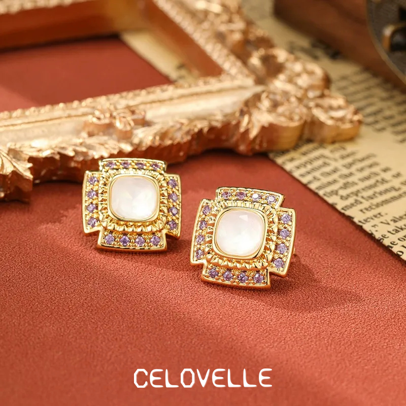 Ophelia Bloom Crystal Stud Earrings product image 1