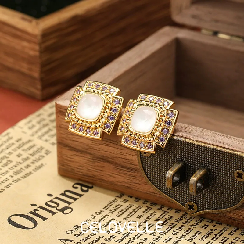 Ophelia Bloom Crystal Stud Earrings product image 3