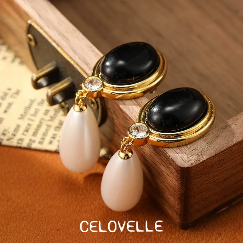 Liora Nocturne Pearl Fringe Stud Earrings product image 1