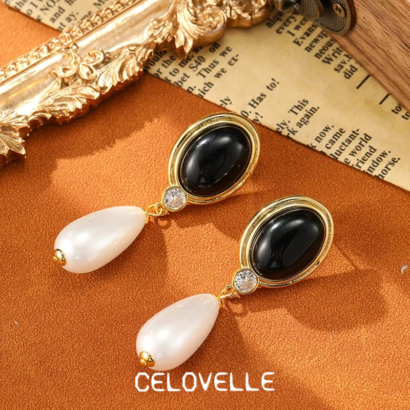 Liora Nocturne Pearl Fringe Stud Earrings product image 3