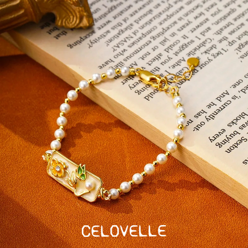 Cressida Nocturne Pearl Butterfly Beaded Bracelet product image 2