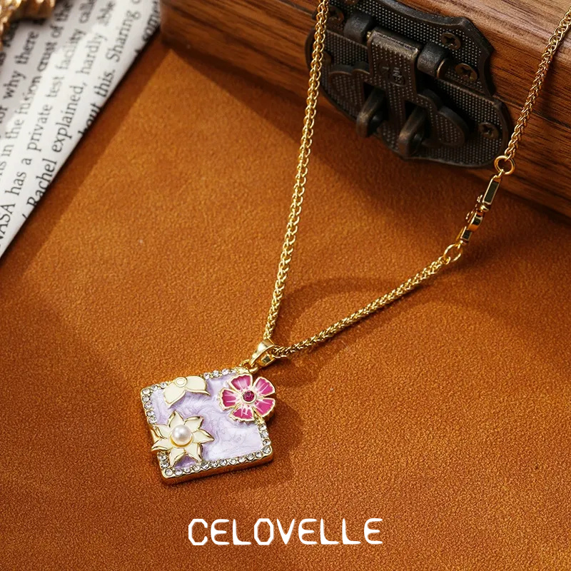 Seraphine Reverie Floral Multicolor Pendant Necklace product image 1