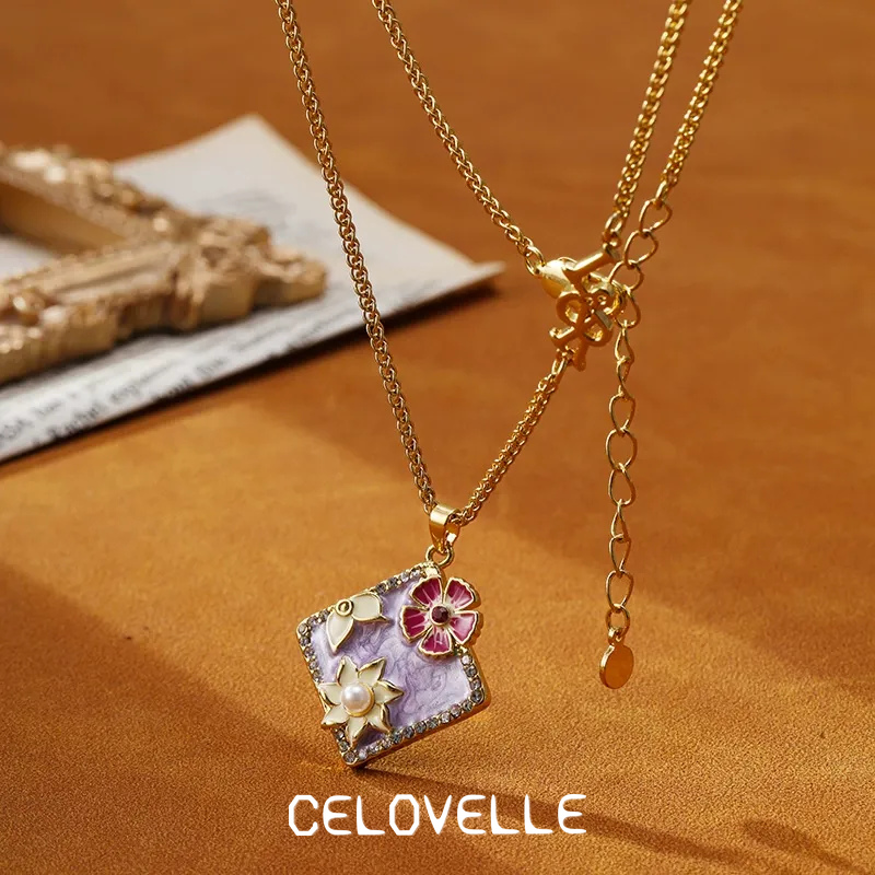 Seraphine Reverie Floral Multicolor Pendant Necklace product image 2