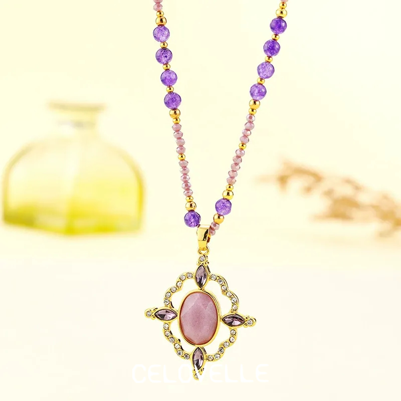 Lucienne Lustre Violet Pendant Necklace product image 2