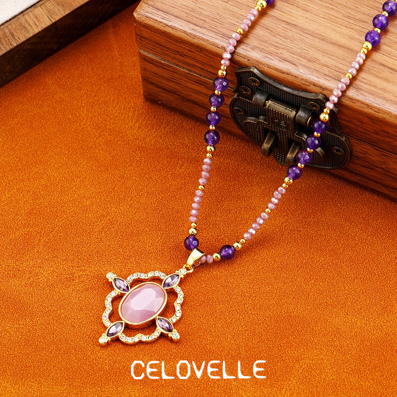 Lucienne Lustre Violet Pendant Necklace product image 5