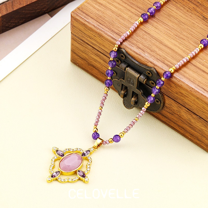 Lucienne Lustre Violet Pendant Necklace product image 6