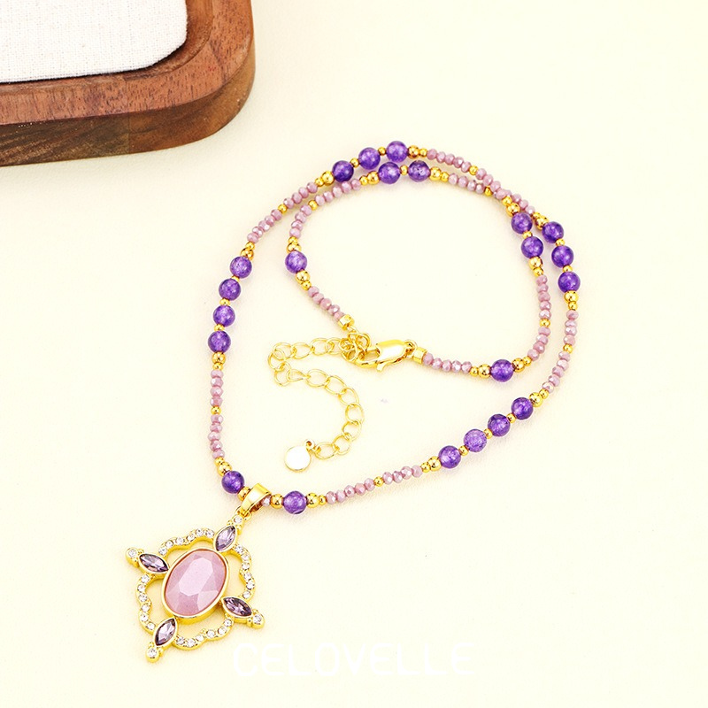 Lucienne Lustre Violet Pendant Necklace product image 7
