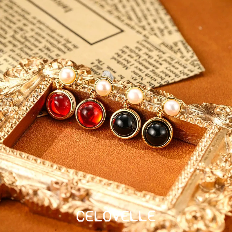 Marielle Bloom Pearl Ruby Stud Earrings product image 1