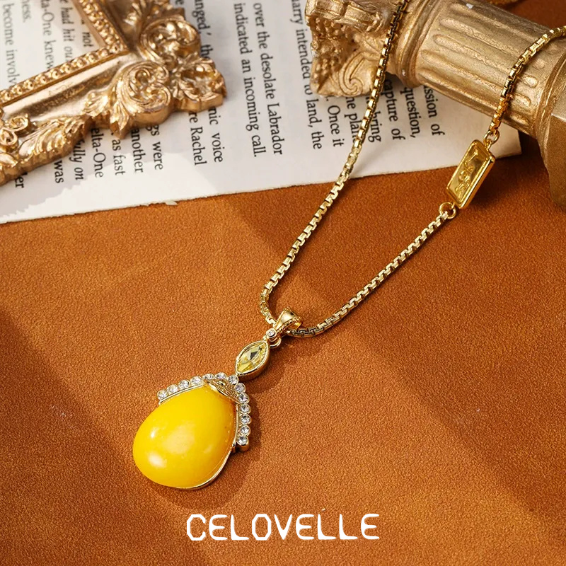 Evadne Bloom Pearl Teardrop Pendant Necklace product image 3