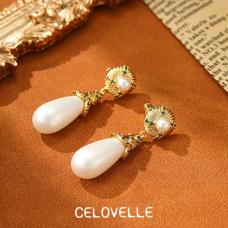 Cressida Gleam Pearl Fringe Drop Earrings product image 2