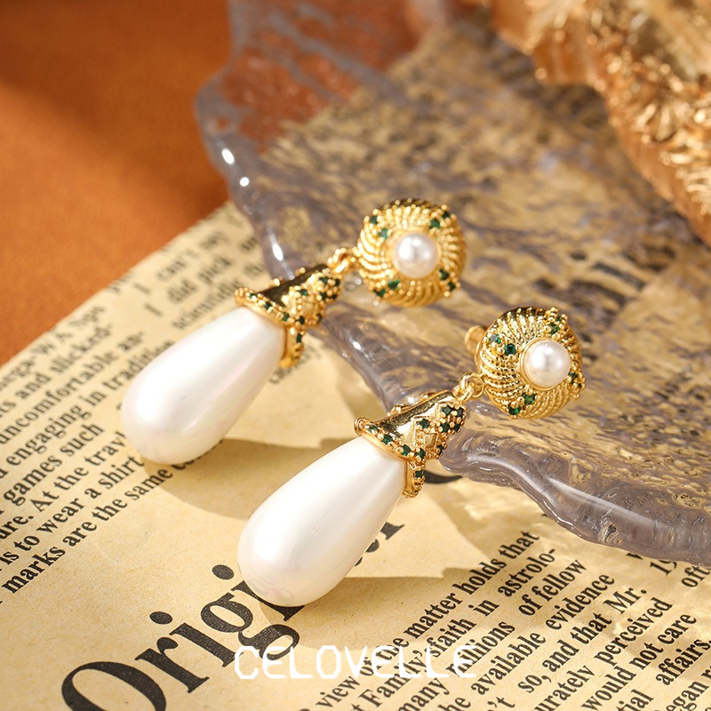Cressida Gleam Pearl Fringe Drop Earrings product image 4