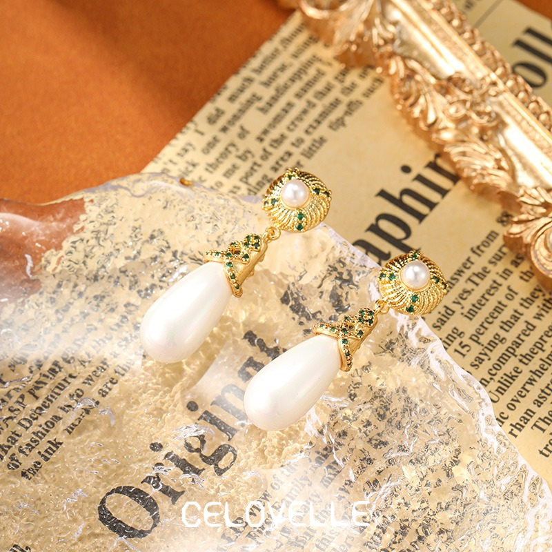 Cressida Gleam Pearl Fringe Drop Earrings product image 5