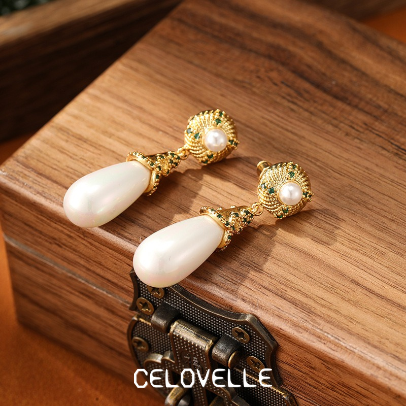 Cressida Gleam Pearl Fringe Drop Earrings product image 6