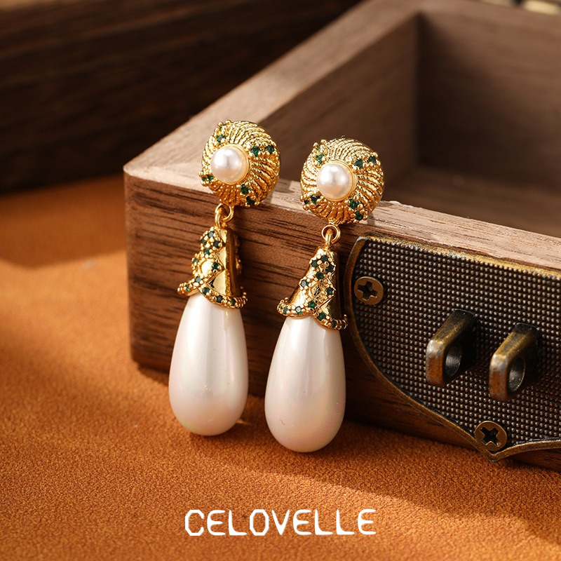 Cressida Gleam Pearl Fringe Drop Earrings product image 7