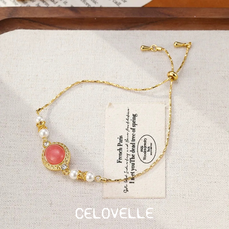 Rosalie Lustre Pearl Chain Bracelet product image 2