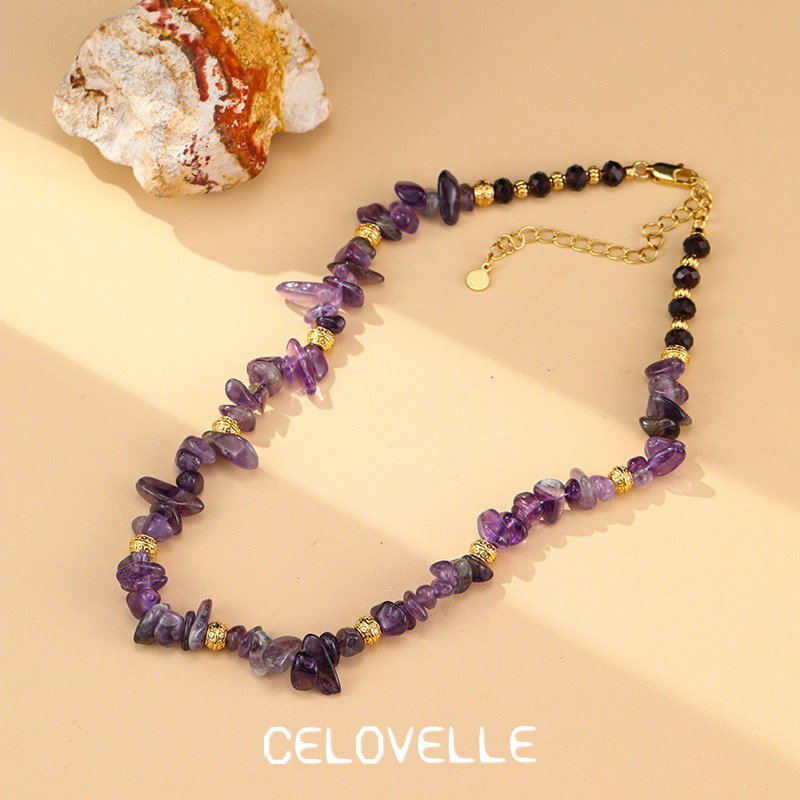 Celeste Gleam Amethyst-Tone Crystal Pendant Necklace product image 6