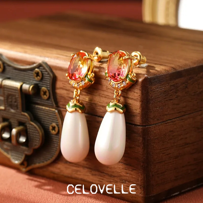Aurelia Muse Pearl Fringe Drop Earrings product image 1