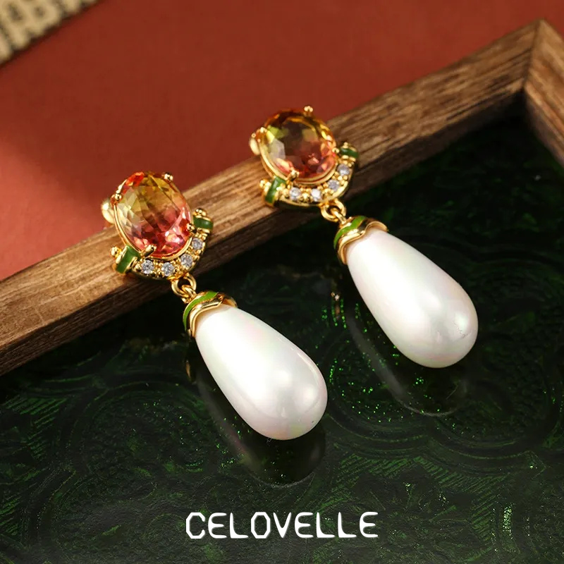 Aurelia Muse Pearl Fringe Drop Earrings product image 2
