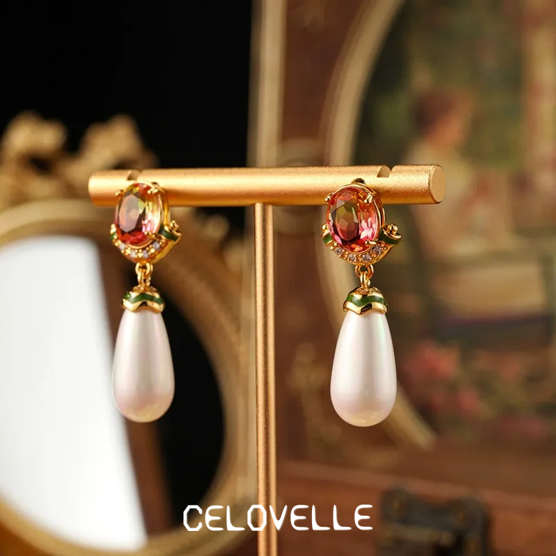 Aurelia Muse Pearl Fringe Drop Earrings product image 4