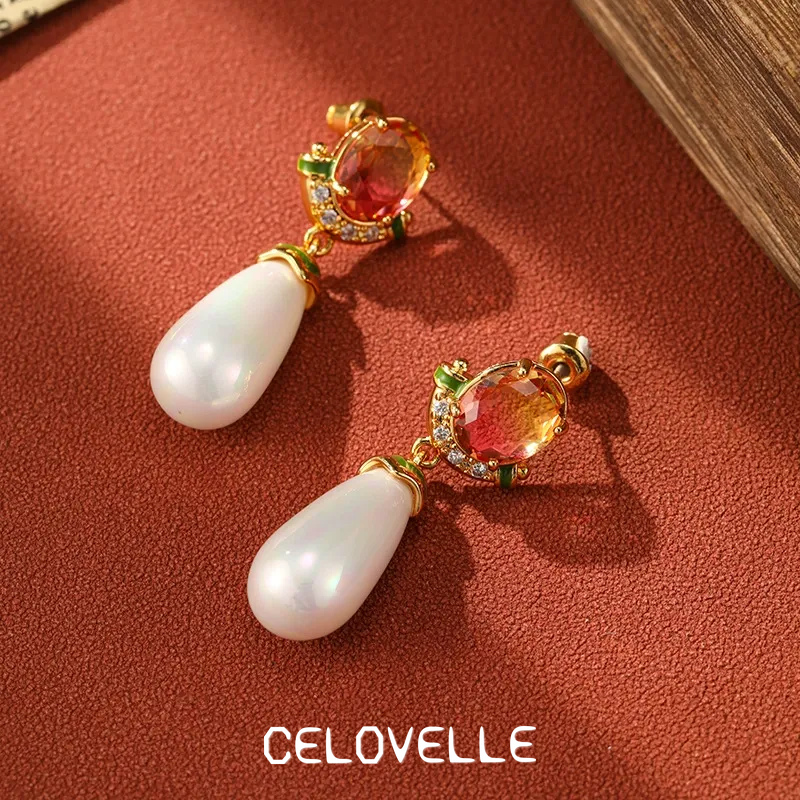 Aurelia Muse Pearl Fringe Drop Earrings product image 5