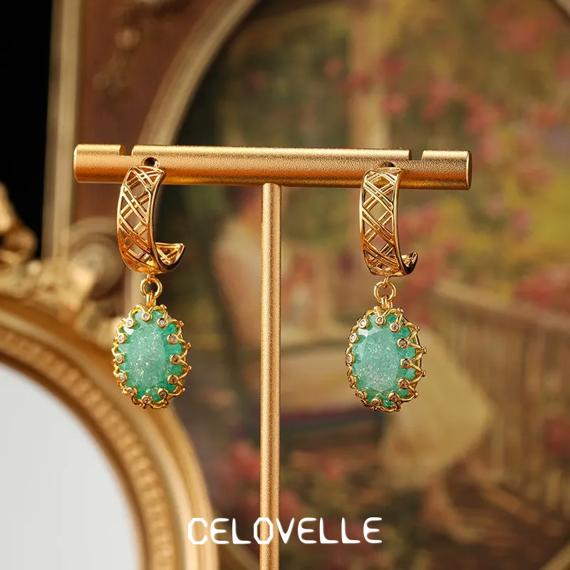 Vesper Gleam Crystal Hoop Earrings product image 2