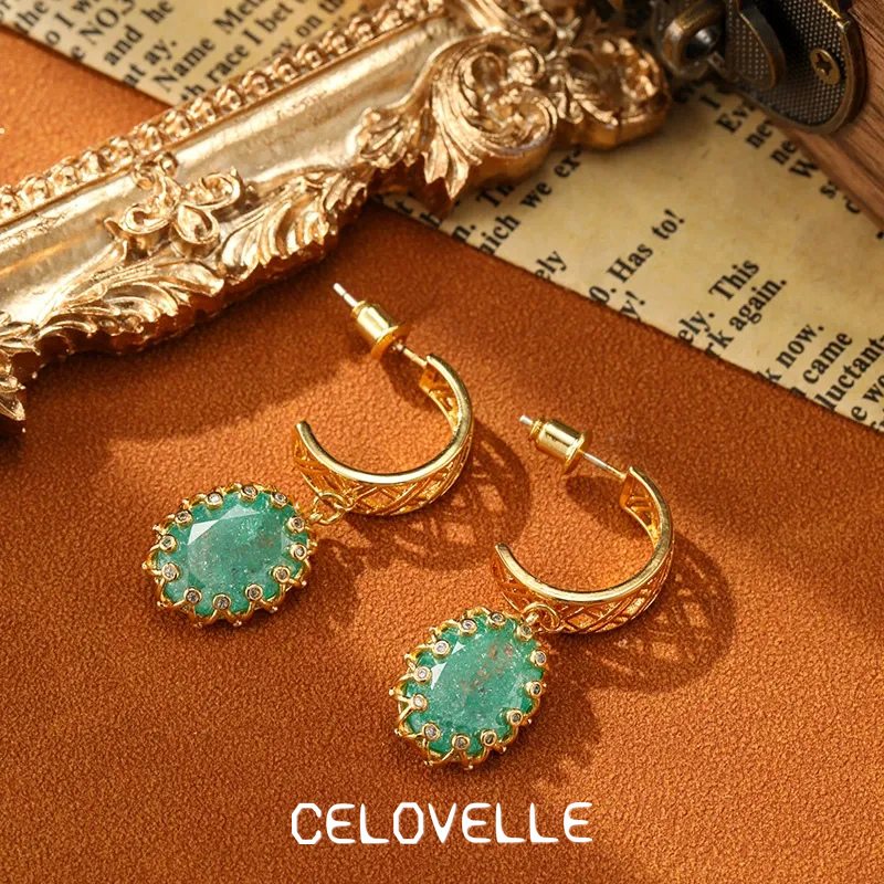 Vesper Gleam Crystal Hoop Earrings product image 3
