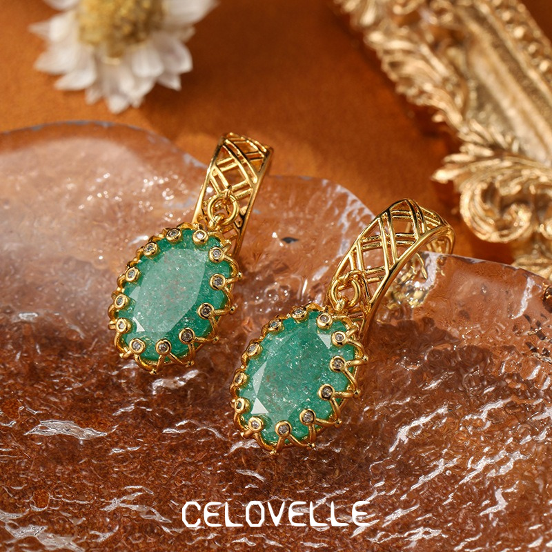 Vesper Gleam Crystal Hoop Earrings product image 5