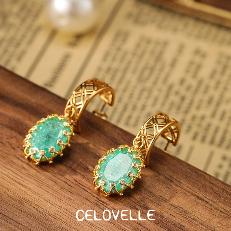 Vesper Gleam Crystal Hoop Earrings product image 7