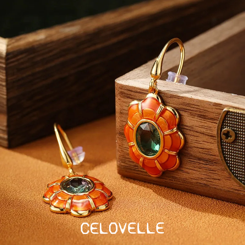 Ophelia Muse Floral Fringe Drop Earrings product image 1