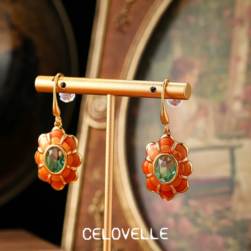 Ophelia Muse Floral Fringe Drop Earrings product image 2