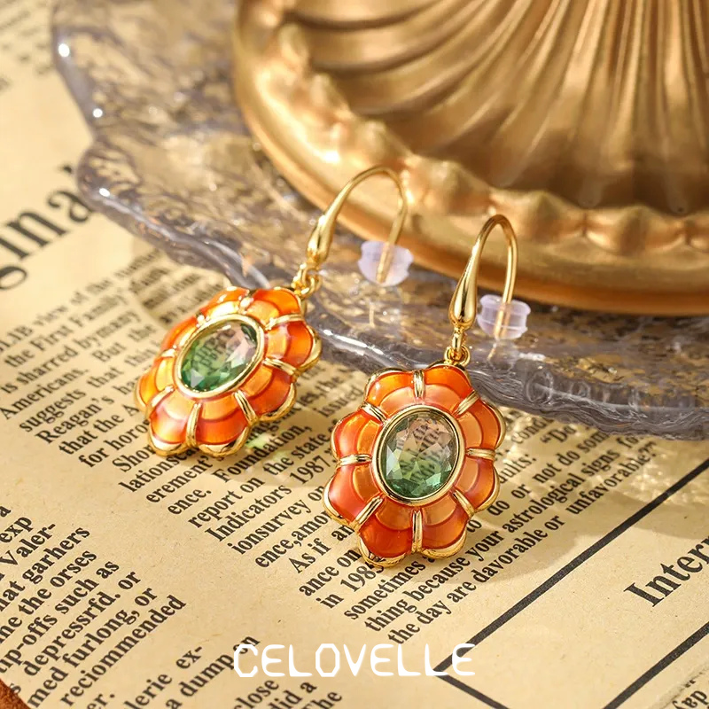Ophelia Muse Floral Fringe Drop Earrings product image 3